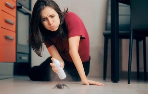 Woman trying diy any control